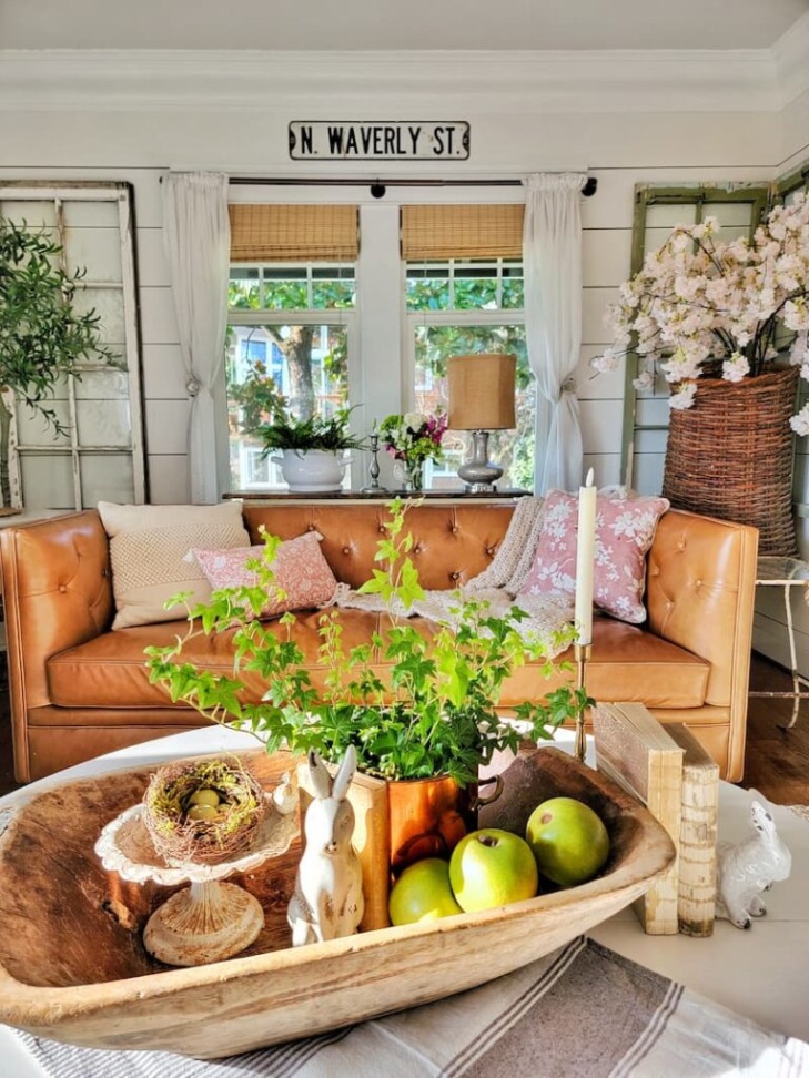spring decorations for home Niche Utama Home Spring Cottage Home Tour and Simple Decorating Ideas - Shiplap and
